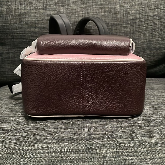 Coach Mini Court Backpack In Colorblock With Ski Speed Graphic - Picture 4 of 8